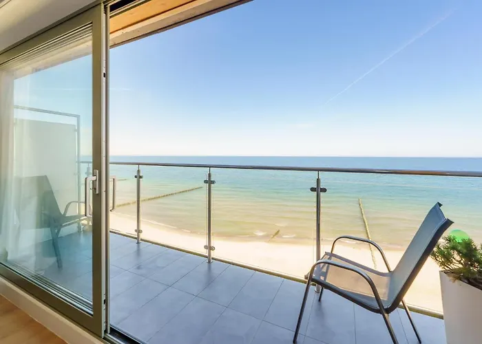 Na Klifie - Komfort, Widok Na Morze, Parking アパート