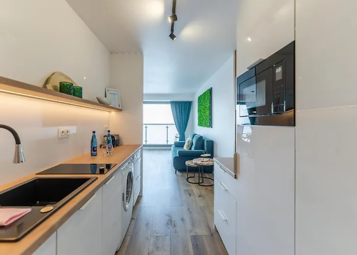 Na Klifie - Komfort, Widok Na Morze, Parking アパート