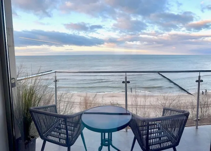 Na Klifie - Komfort, Widok Na Morze, Parking アパート ウストロニエ・モルスキエ